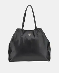 Большая сумка через плечо 2 в 1 с магнитной застежкой Guess, черный