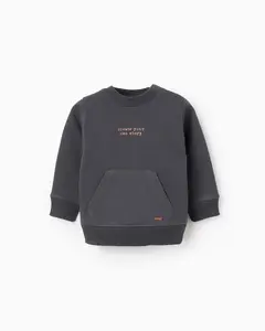 Детский свитер с длинным рукавом Zippy, темно-серый