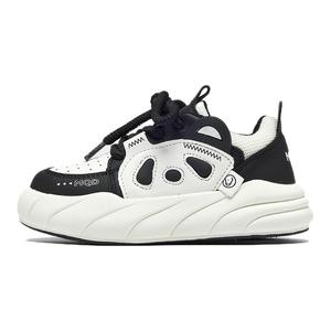 Нескользящие и износостойкие легкие низкие детские кроссовки для скейтбординга MQD, черный