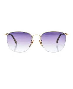 Квадратные металлические солнцезащитные очки Eyewear By David Beckham, желтый