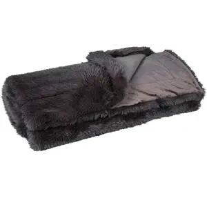 Покрывало для дома Byron из искусственного меха Star Home Textil, шоколадныйно-коричневый