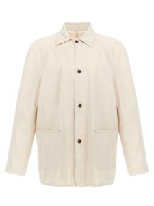 Джинсовая рубашка MAISON MARGIELA, бежевый