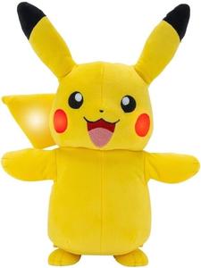 Bizak Pokemon Pikachu Electronic, интерактивная плюшевая игрушка со звуками, светом и движениями, воссоздание реальности (63222365), разноцветная Inna marka