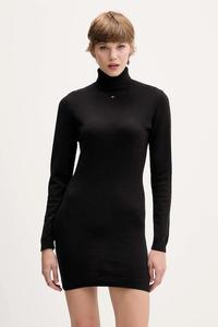 Хлопковый свитер Tommy Jeans, черный