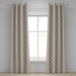 Штора Abakuhaus Wild Wine 2er-Set, полиэстер - кремовый / бежевый - высота: 260 см