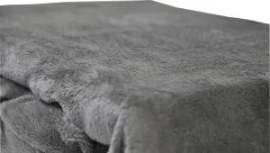 Простыня на резинке JACK Teddy Fluffy Plush Cashmere Touch White Grey Anthracite Cream 90x190-100x200 / 140x200 / 180x200 см, Цвет: Антрацит, Размер: 100x200 см Jack