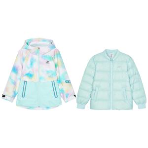 Пуховик разноцветный мечтательное звездное небо для подростков Dreamy Starry Sky Skechers, мультиколор