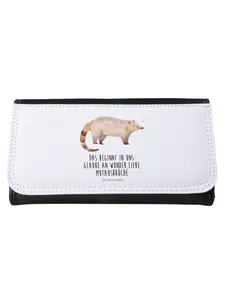 Портмоне Mr & Mrs Panda Damen Nasenbaer, белый