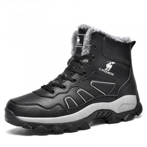 PROTECTCAMEL Зимние ботинки мужские Black/Brown