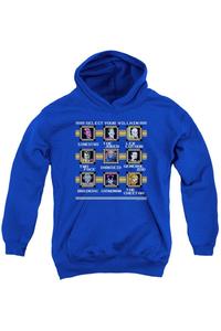 Толстовка с капюшоном DC Comics Stage Select Youth Gildan, синий