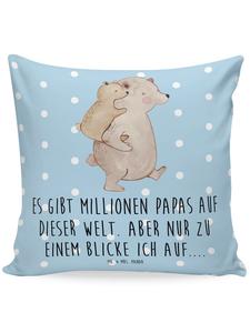 Подушка Mr. & Mrs. Panda, цвет blau pastell