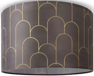 Светильник потолочный Paco Home Hugo Pillar, черный / золотой