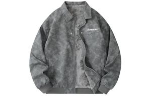 Kawasaki Кожаная куртка унисекс, Light Gray (Fleece-Lined)