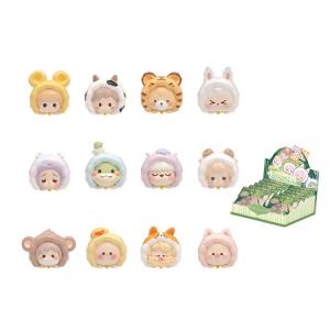 AULDEY Happy Sheep And Grey Wolf Family Candy Grains Mystery Boxes Single Mystery Box/Full Box 12 Pcs