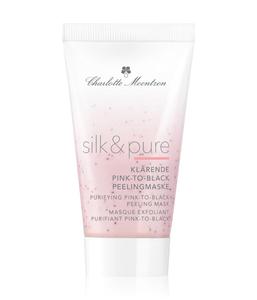 Медицинская маска Charlotte Meentzen silk & pure Klärende Pink-To-Black, 50 ml