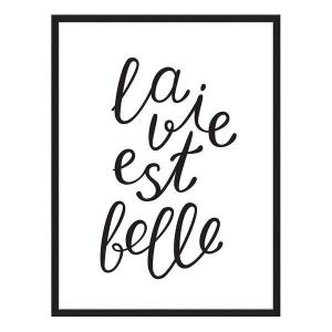 Картина Any Image La Vie Est Belle, 62x82x2,6 см