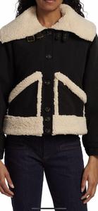 Женское пальто-пиджак черного цвета THE GREAT