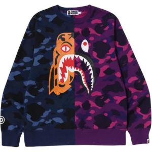 Мужская толстовка FW25 A Bathing Ape, фиолетовый & синий