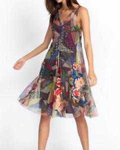 Платье Cassia Mesh в цвете Multi Johnny Was