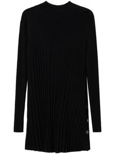 TWINSET плиссированный джемпер с пуговицами, черный