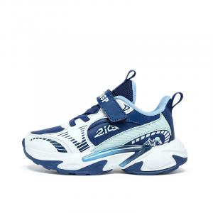 Детские беговые кроссовки Dual Network BIG WASP, синий[Winter Fleece-Lined Thick Cotton]