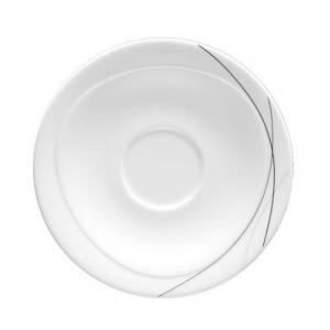 Блюдце для завтрака Trio Highline 17,5 см Seltmann Weiden, белый черный