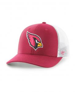 Мужская кепка Cardinal и белая Arizona Cardinals Trophy Trucker Flex Hat '47 Brand