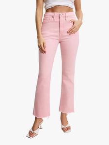 Классические джинсы клеш Good American, Flamingo003