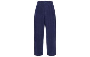 Повседневные брюки унисекс темно-синие Uniqlo, темно-синий