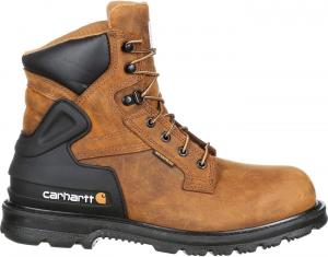 Рабочие ботинки Carhartt CMW6220 6-дюймовые водонепроницаемые из бизона, коричневый