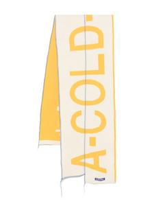 A-COLD-WALL* шарф Fracture, желтый