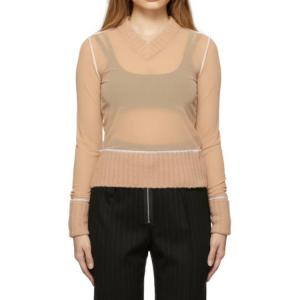 Топ Women's Tan MM6 Maison Margiela, Tan