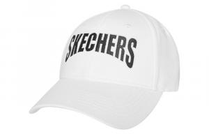 Бейсболка унисекс белая Skechers