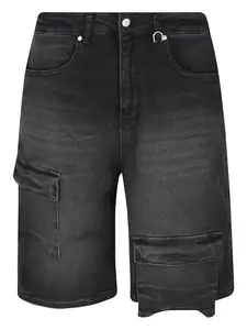 Джинсовые шорты карго RETERNITY, черный