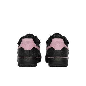 Кроссовки Nike Air Force 1 Skateboarding Shoes Women's Low-top Black/pink/white, черный/розовый
