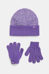 Детская шапка и варежки G Beanie Under Armour, фиолетовый
