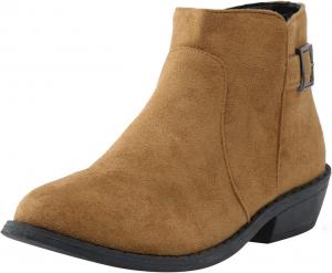 Generic Женские ботильоны на низком каблуке с застежкой-молнией, круглым носком, слипоны, ботинки Челси на зиму с леопардовым принтом