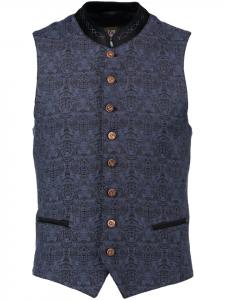 OS-Trachten Традиционный жилет Skisvy темно-синего цвета