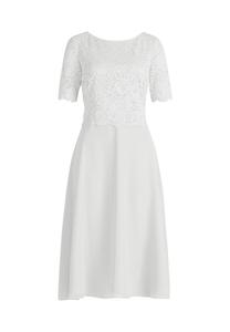 Коктейльное платье с кружевом Vera Mont, цвет Rohweiß