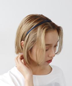 Три четверти времени/Тонкая атласная повязка на голову Three Four Time, цвет Navy