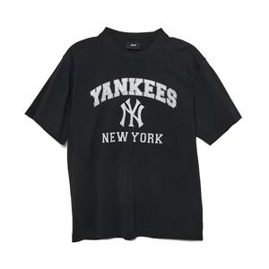 Винтажная футболка Нью-Йорк Янкиз унисекс черная MLB