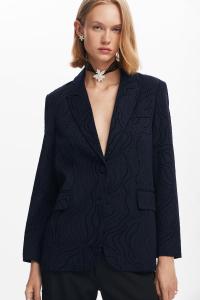 Блейзер с цветочной вышивкой