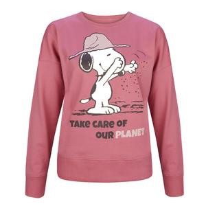 Свитер ONOMATO! Sweatshirt Cradle to Cradle Peanuts Snoopy, розовый