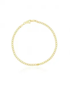 Браслет-Цепочка панцирного плетения 2,5 миллиметра 6,5 дюймов The Lovery, gold