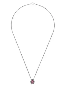 Серебряное колье с рубином Rosa Maria