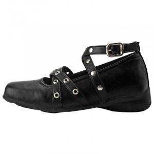 Wonderful couple Туфли Мэри Джейн на массивном каблуке 3,5 см женские — черные, цвет Black