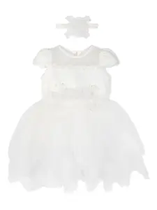 Кружевное платье Dress & Fleur, белый