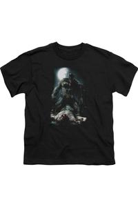 Футболка с коротким рукавом Batman Mudhole для детей Gildan, черный