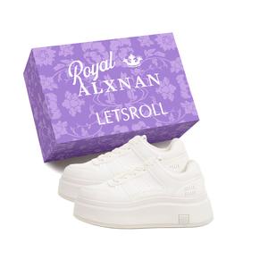 Alxnan Женские скейтерские кроссовки Box в цвете экрю с коробкой, цвет Ecru+Box