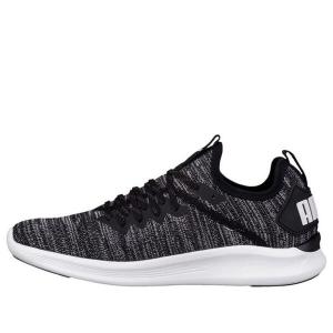 Кроссовки ignite flash evoknit low running shoes black/grey Puma, черный